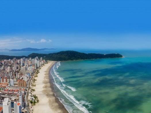 Apartamento Completo Na Quadra Da Praia Da Guilhermina Appartement Praia Grande  Buitenkant foto